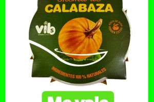 Crema de calabaza vips hipercor 100% natural